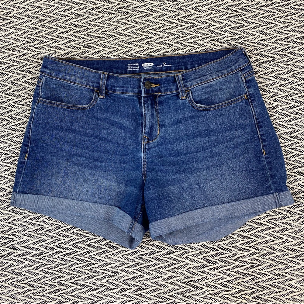 Old Navy Semi Fitted Denim Shorts